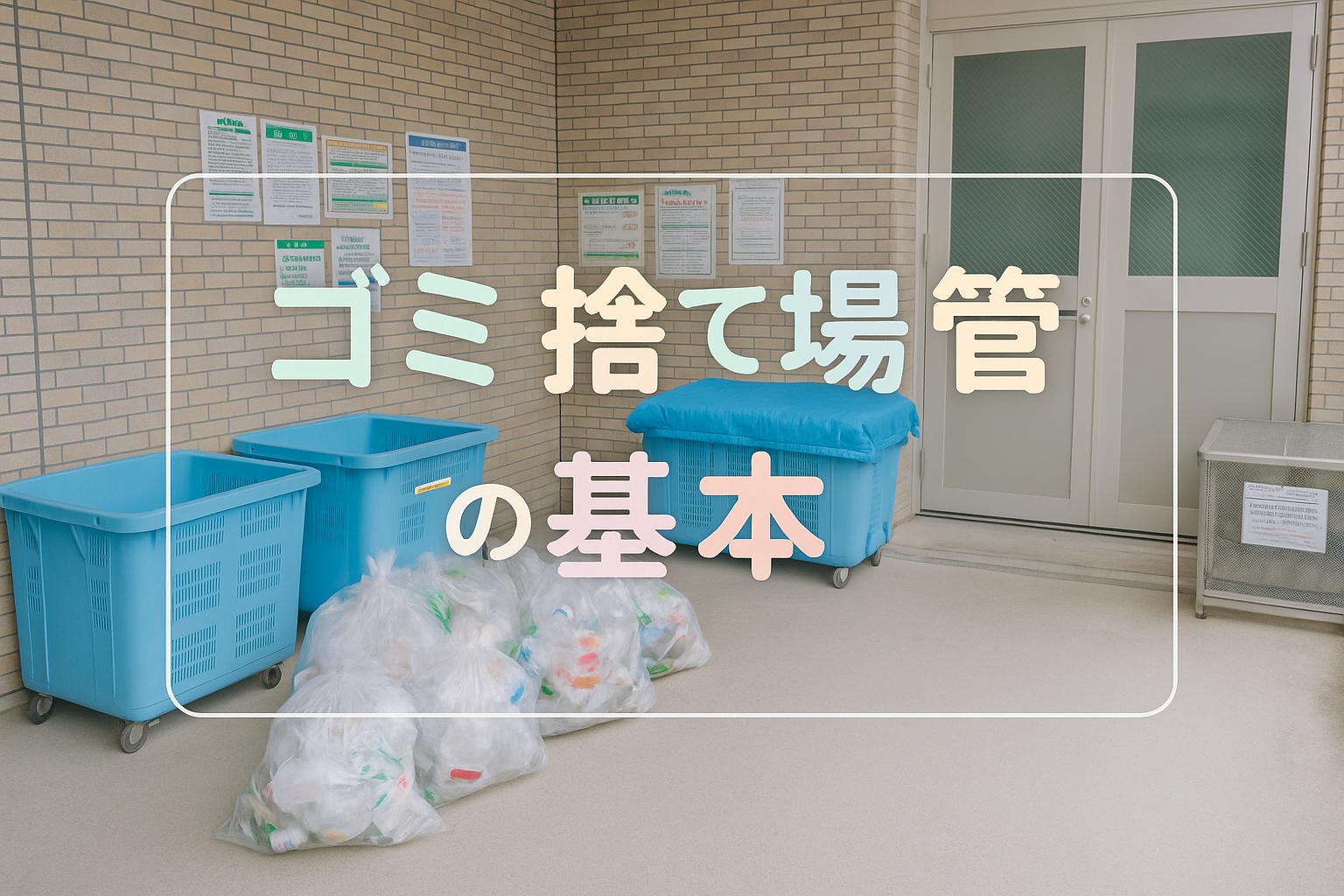 ゴミ捨て場管理の基本