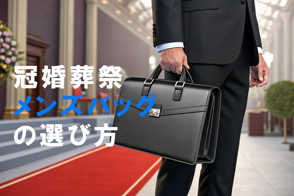 冠婚葬祭メンズバッグの選び方