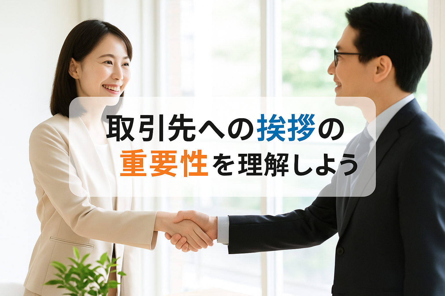 取引先への挨拶の重要性