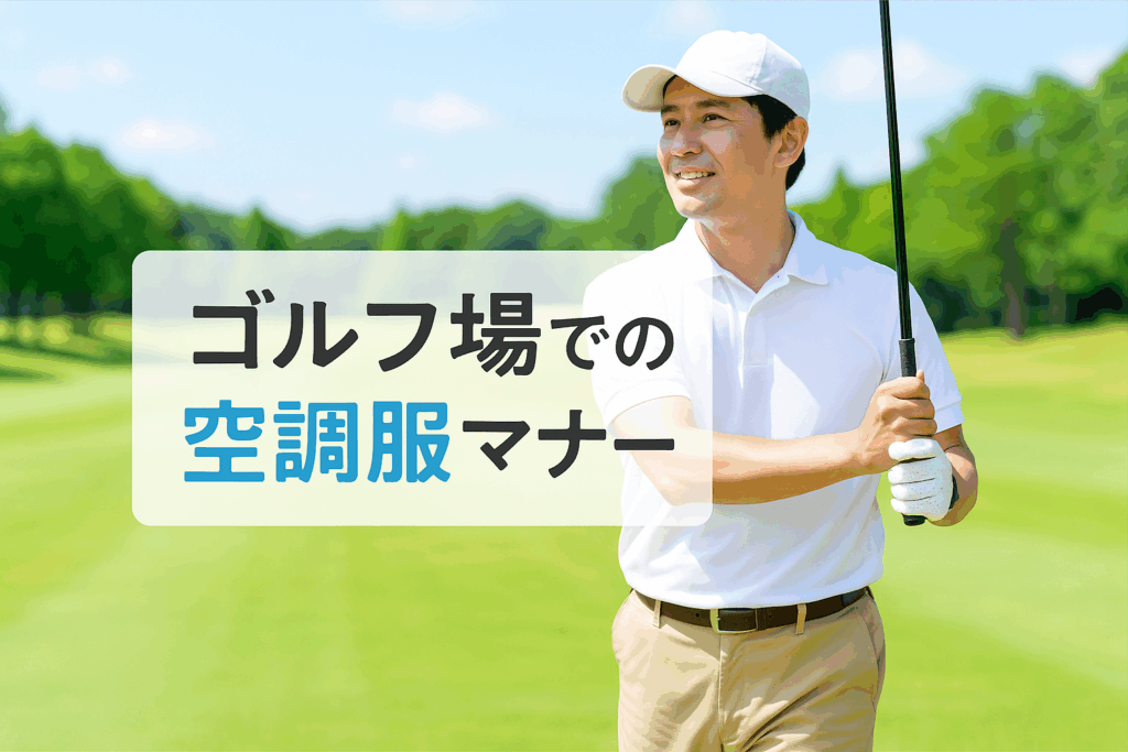 ゴルフ場での空調服のマナー