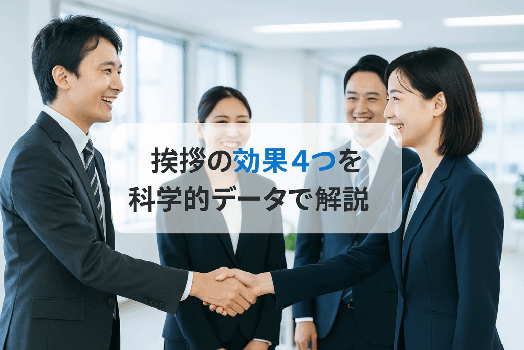 挨拶の4つの効果