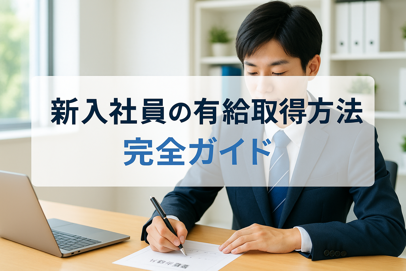 新入社員有給取得