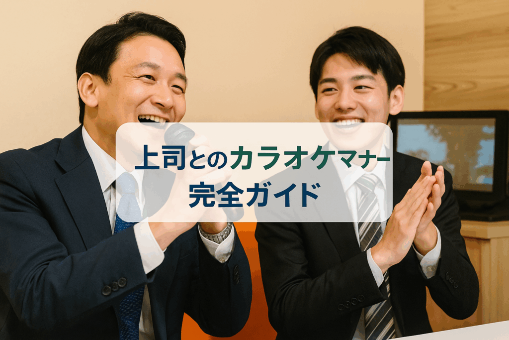 上司とのカラオケマナー
