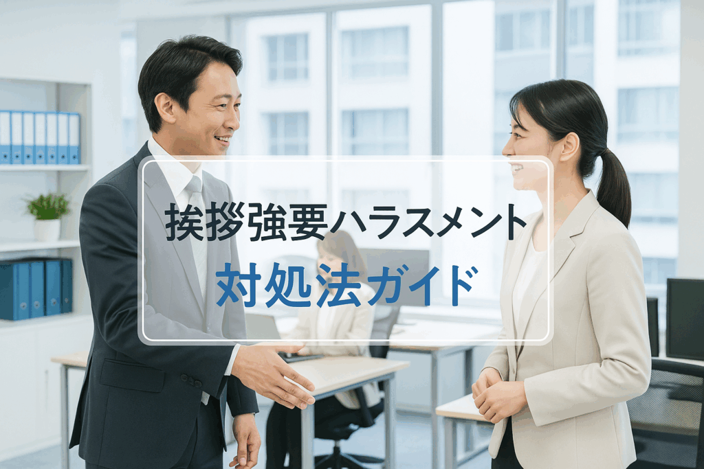 挨拶強要ハラスメント