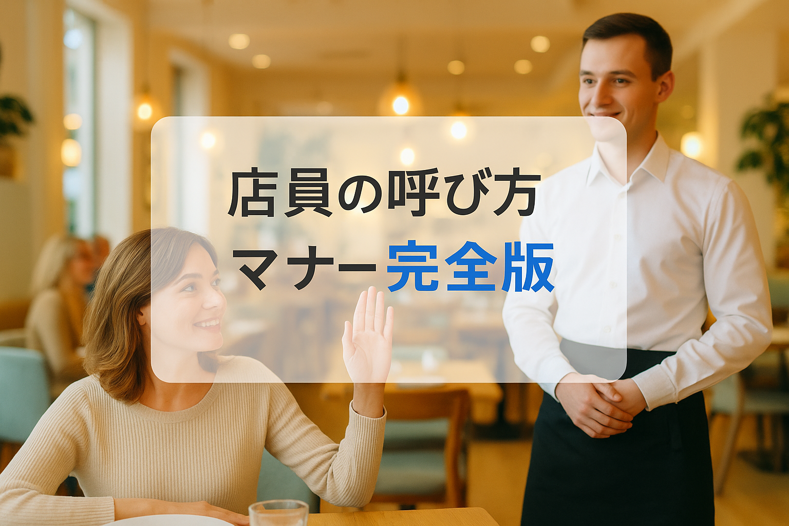 店員 呼び方 マナー