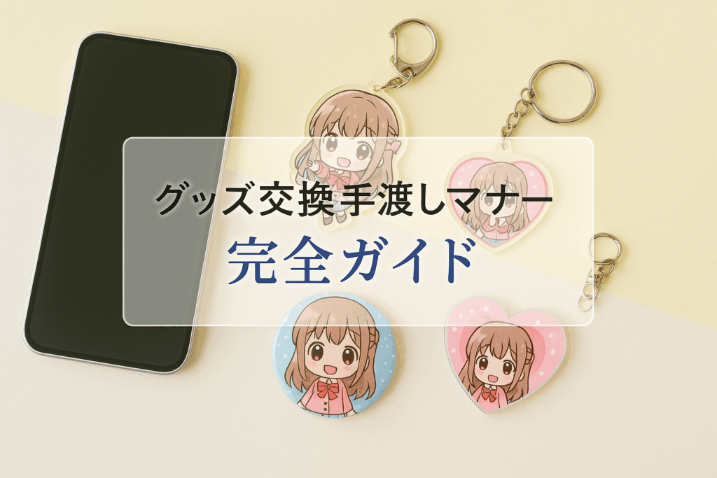 グッズ交換手渡し マナー