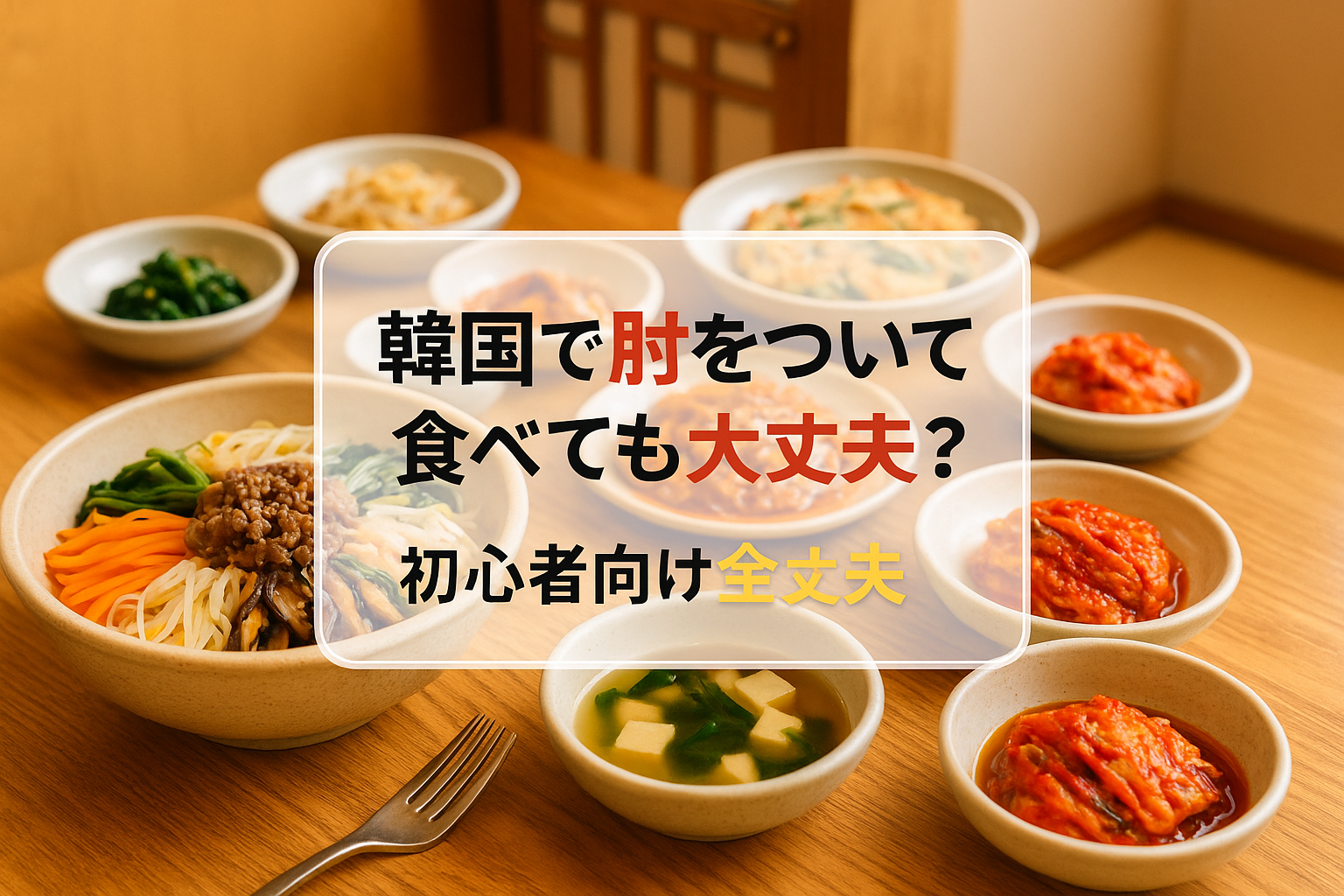 韓国 食事マナー 肘をつく