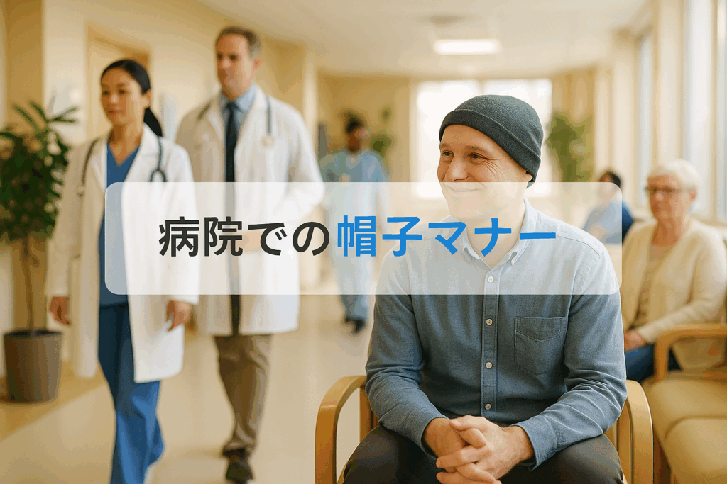 病院 帽子 マナー