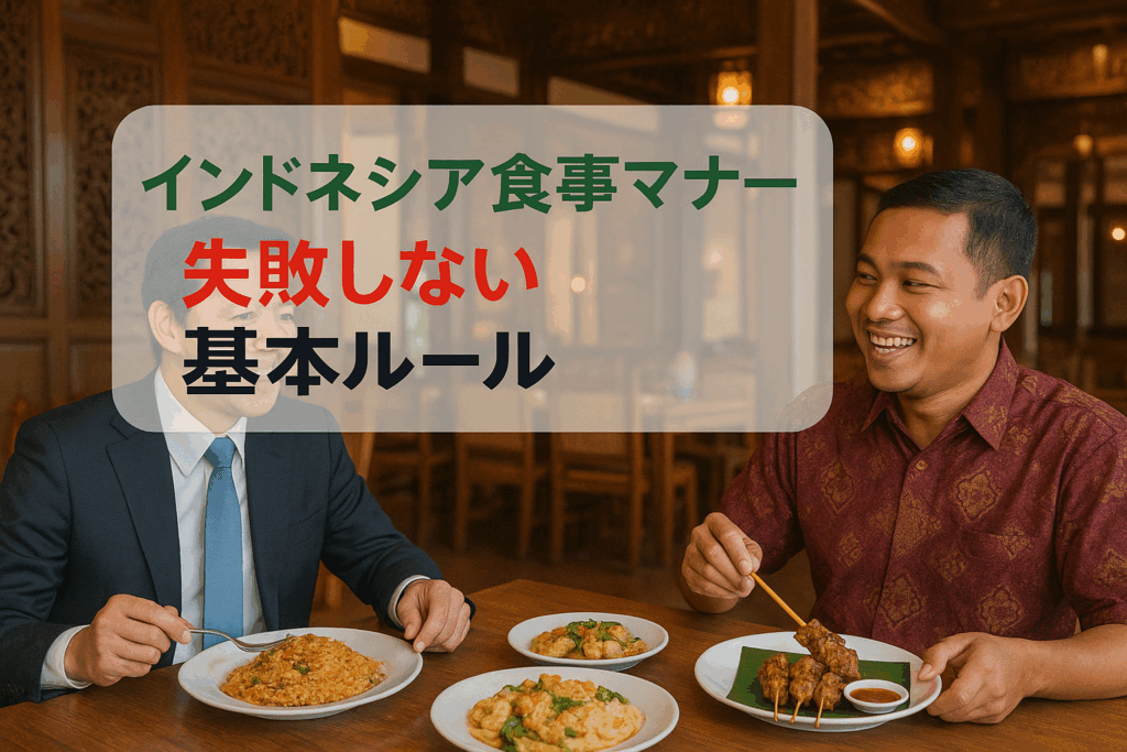 インドネシア食事マナー