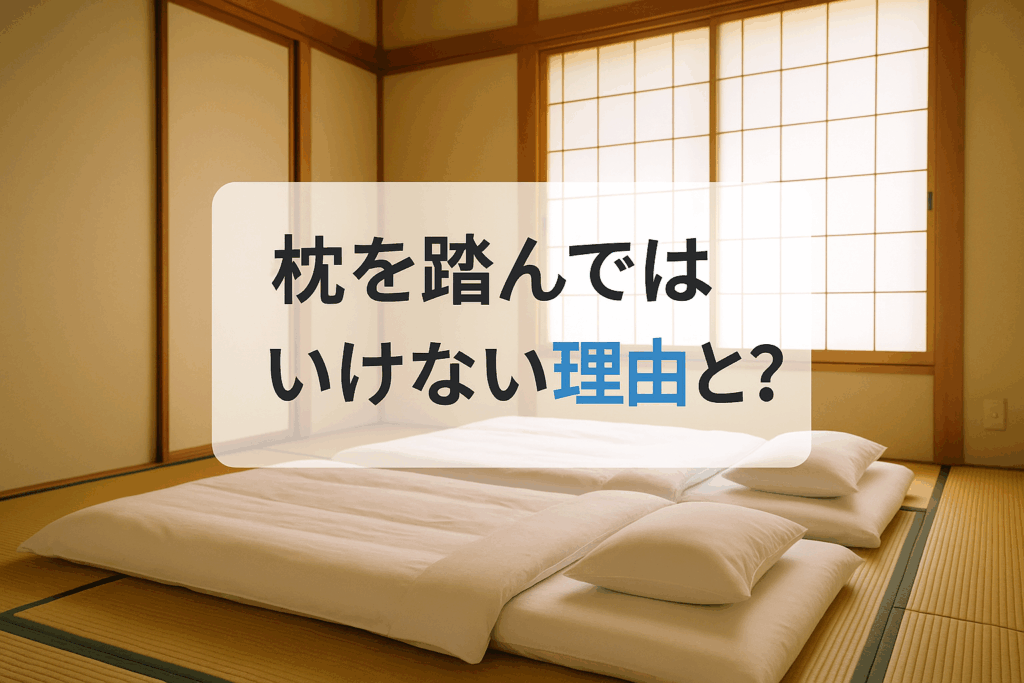 枕 踏む マナー