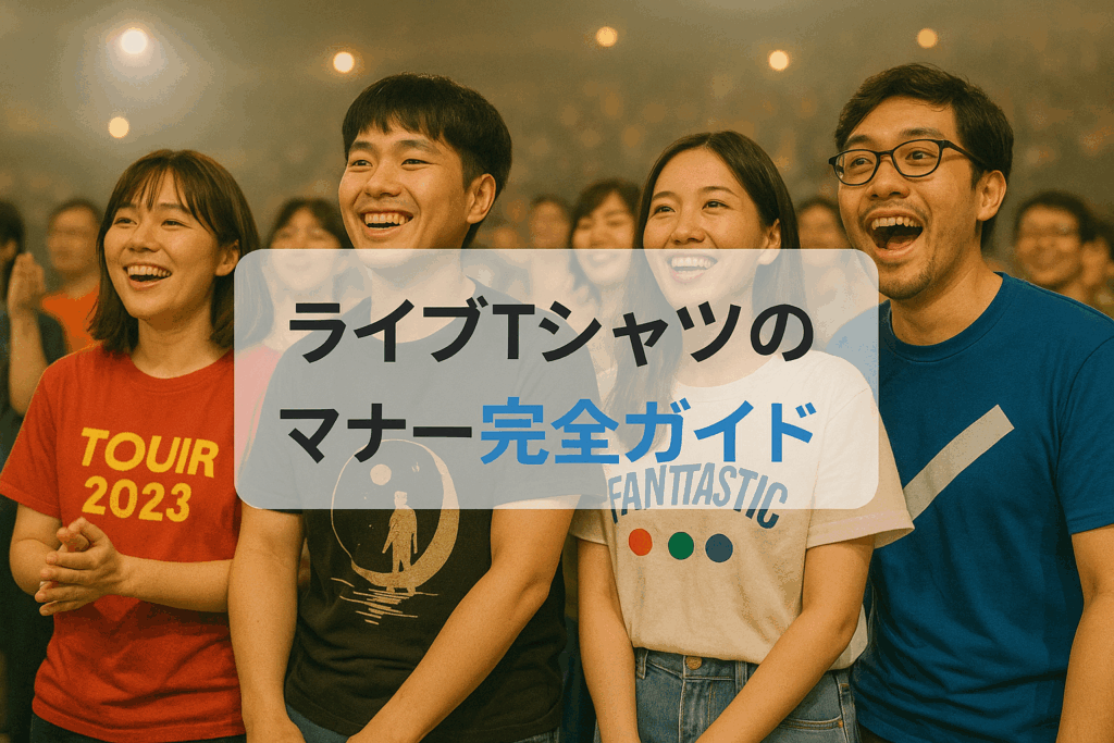 ライブTシャツのマナー