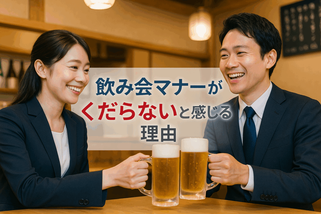 飲み会マナーくだらない