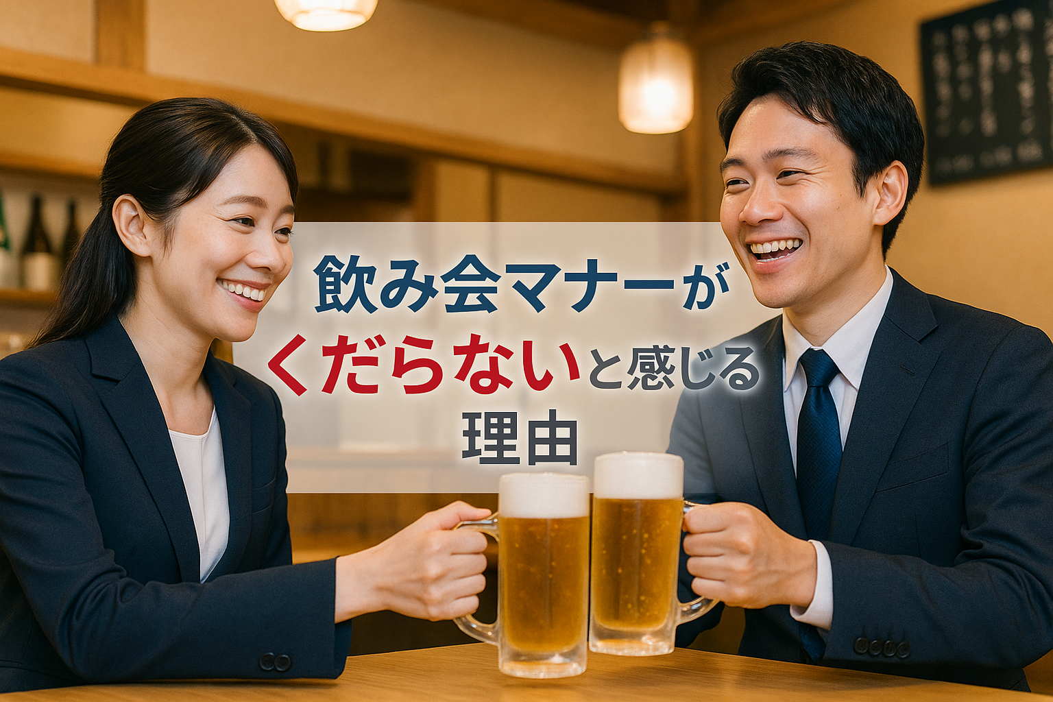 飲み会マナーくだらない