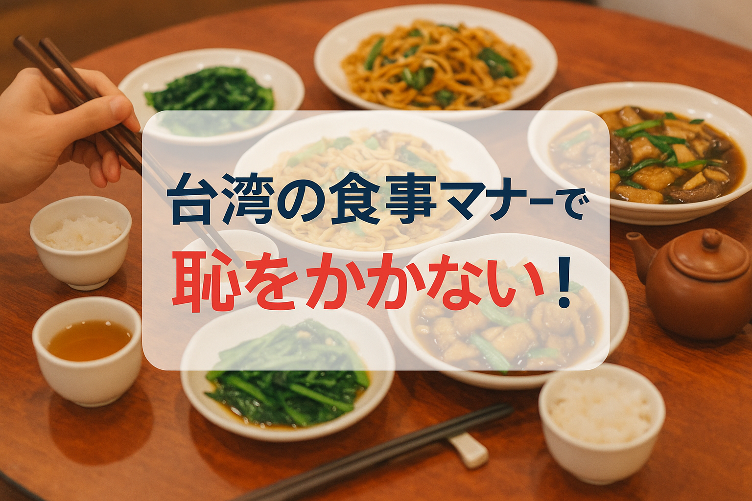台湾食事マナー
