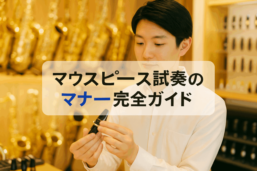 マウスピース 試奏 マナー
