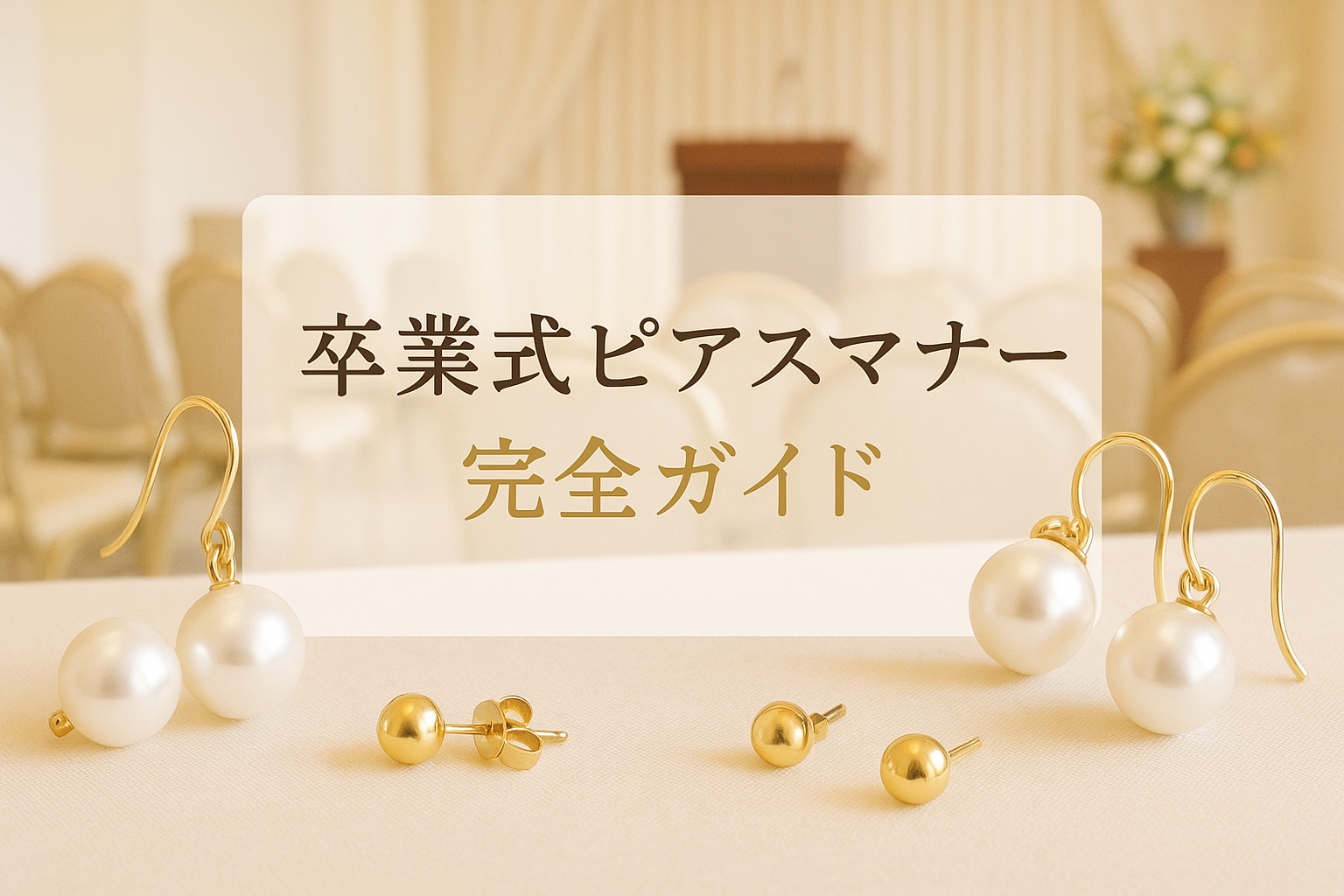 卒業式ピアスマナー完全ガイド