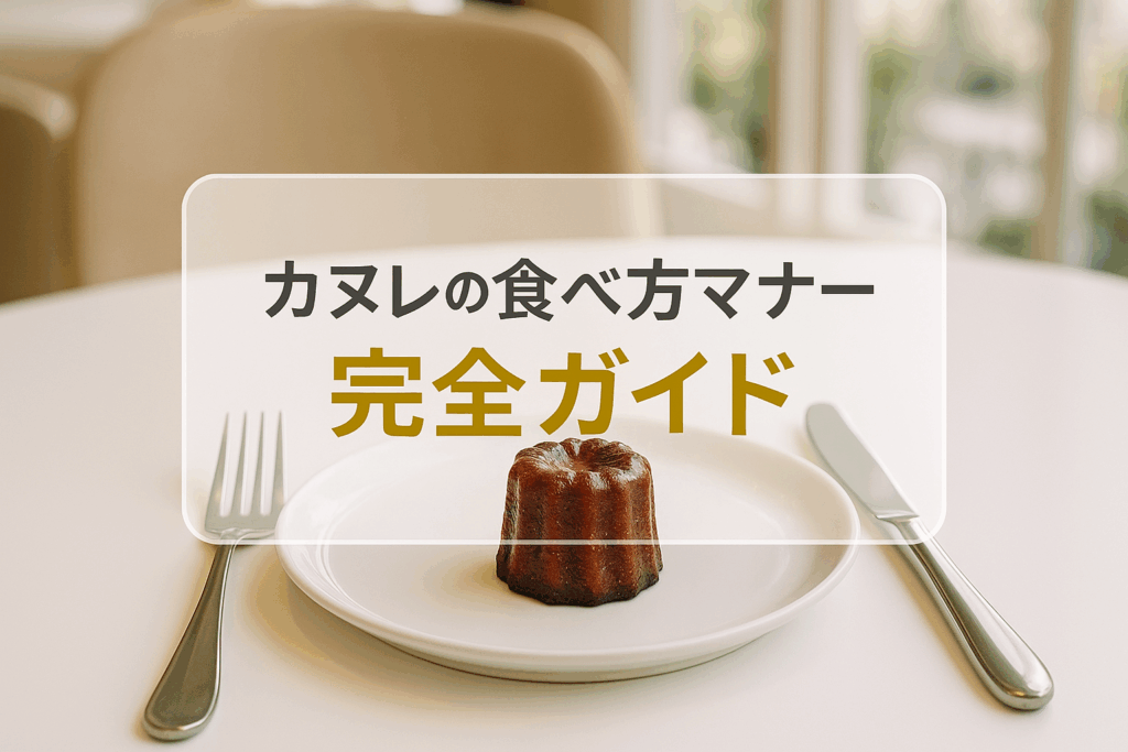 カヌレの食べ方マナー完全ガイド