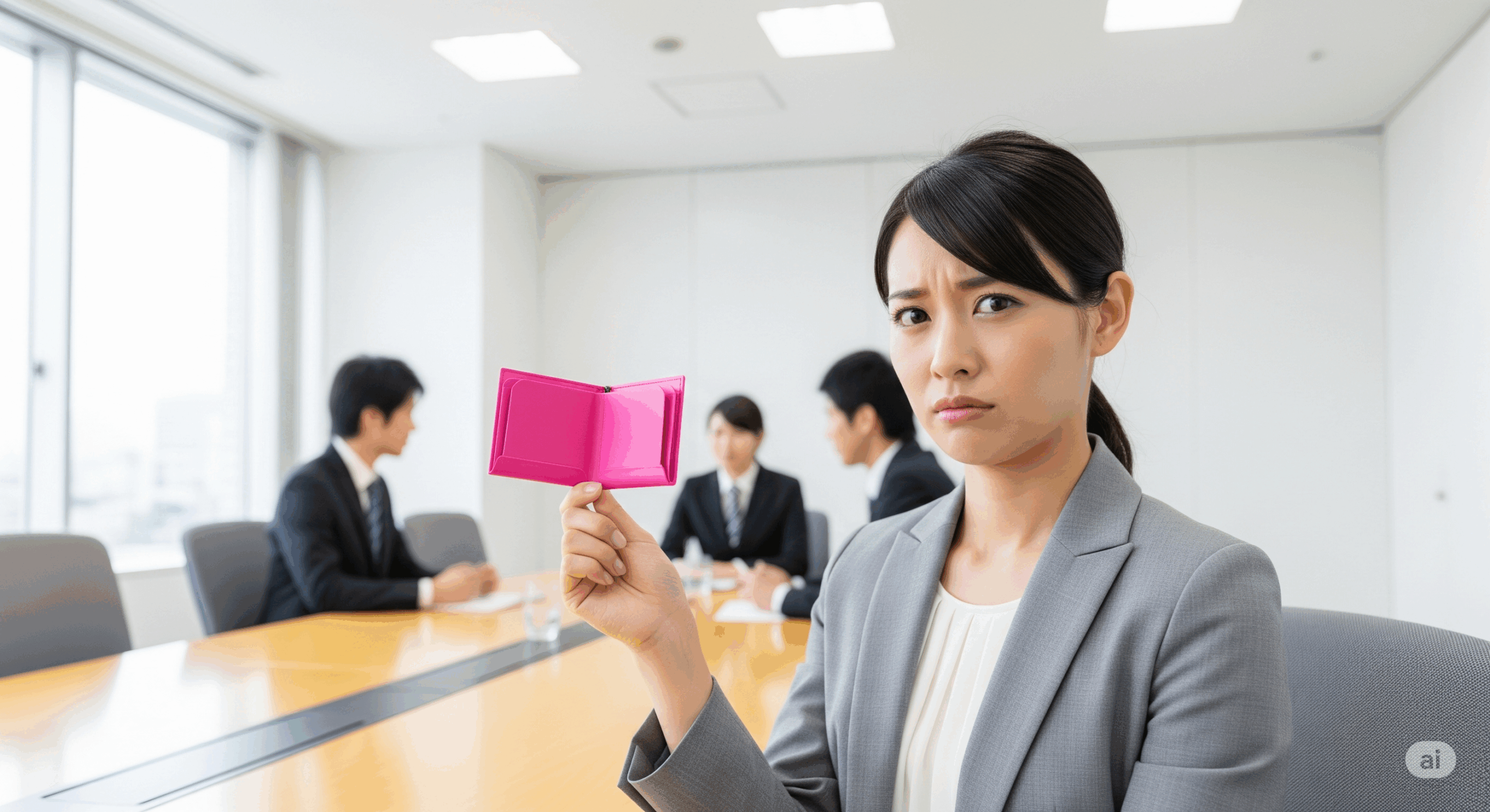 20ä»£ã®æ¥æ¬äººå¥³æ§ã掟æãªãã³ã¯è²ã®ååºå
¥ããæã¡ãå°æãã衚æ
ãæµ®ãã¹ãŠããå Žé¢