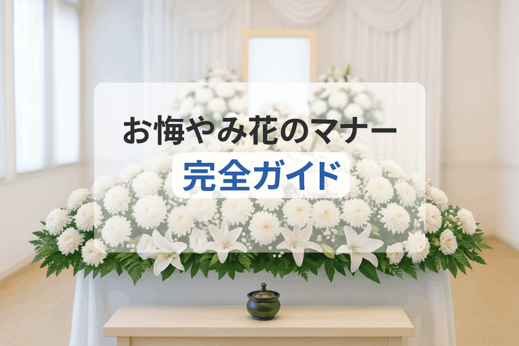お悔やみ花のマナー完全ガイド