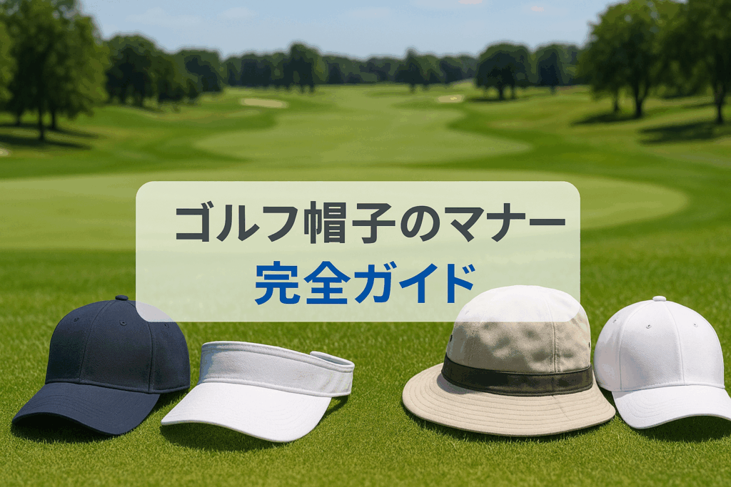 ゴルフのマナー帽子完全ガイド!