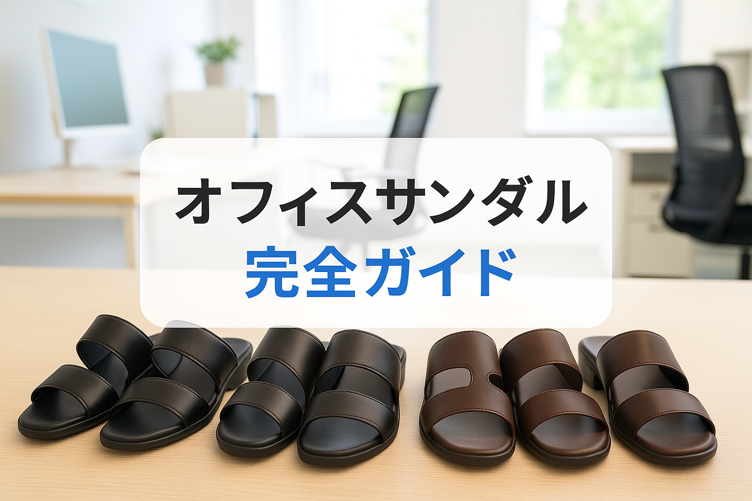 オフィスサンダルのマナー完全ガイド