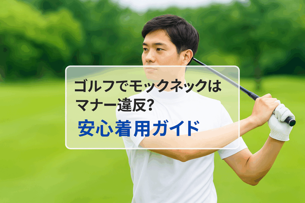 ゴルフでモックネックはマナー違反