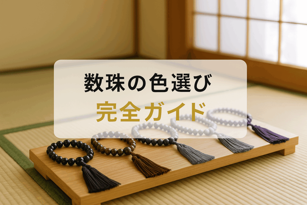 数珠の色選びで失敗しない