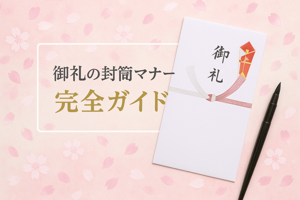御礼の封筒マナー完全ガイド