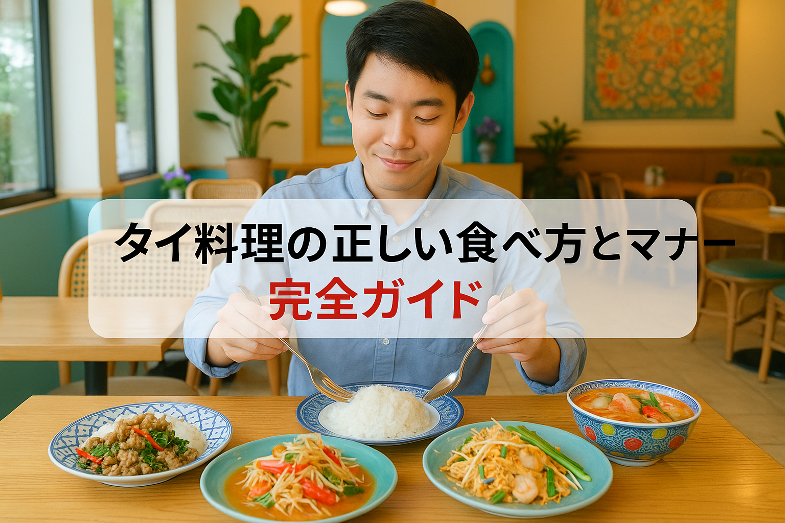 タイ料理の正しい食べ方とマナー完全ガイド
