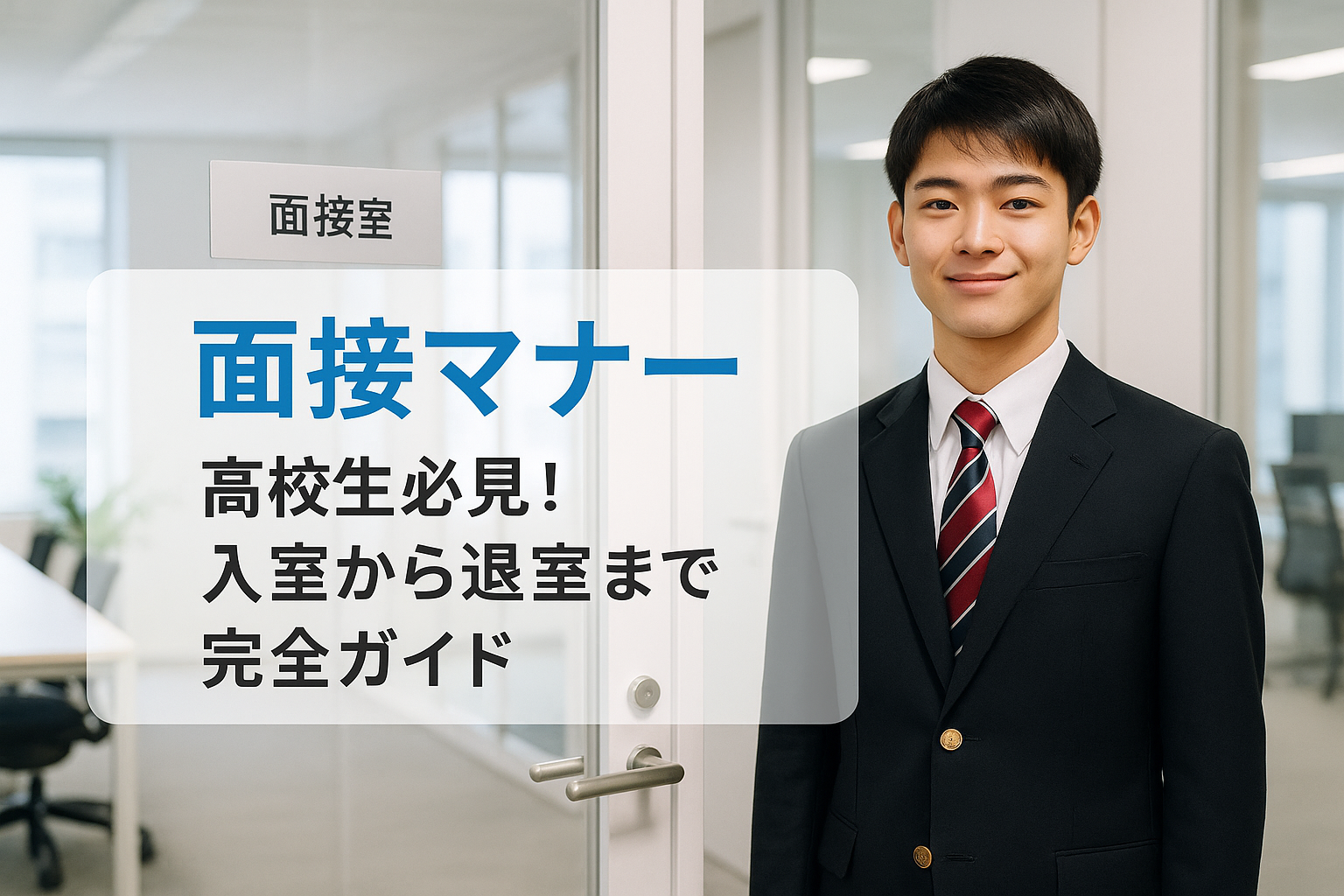 面接マナー高校生必見