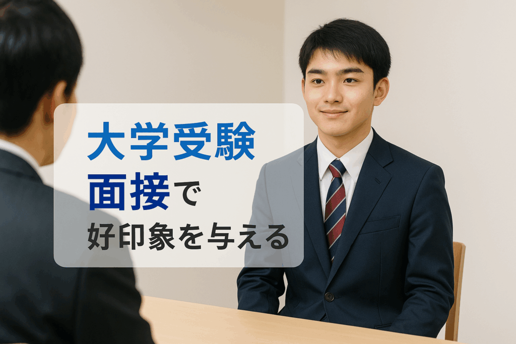 大学受験面接で「この子は大丈夫！」と思われる人の特徴