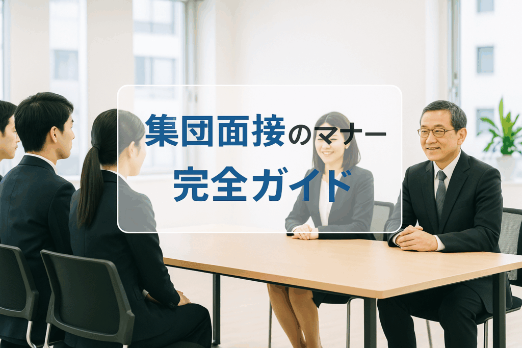 集団面接のマナー完全ガイド