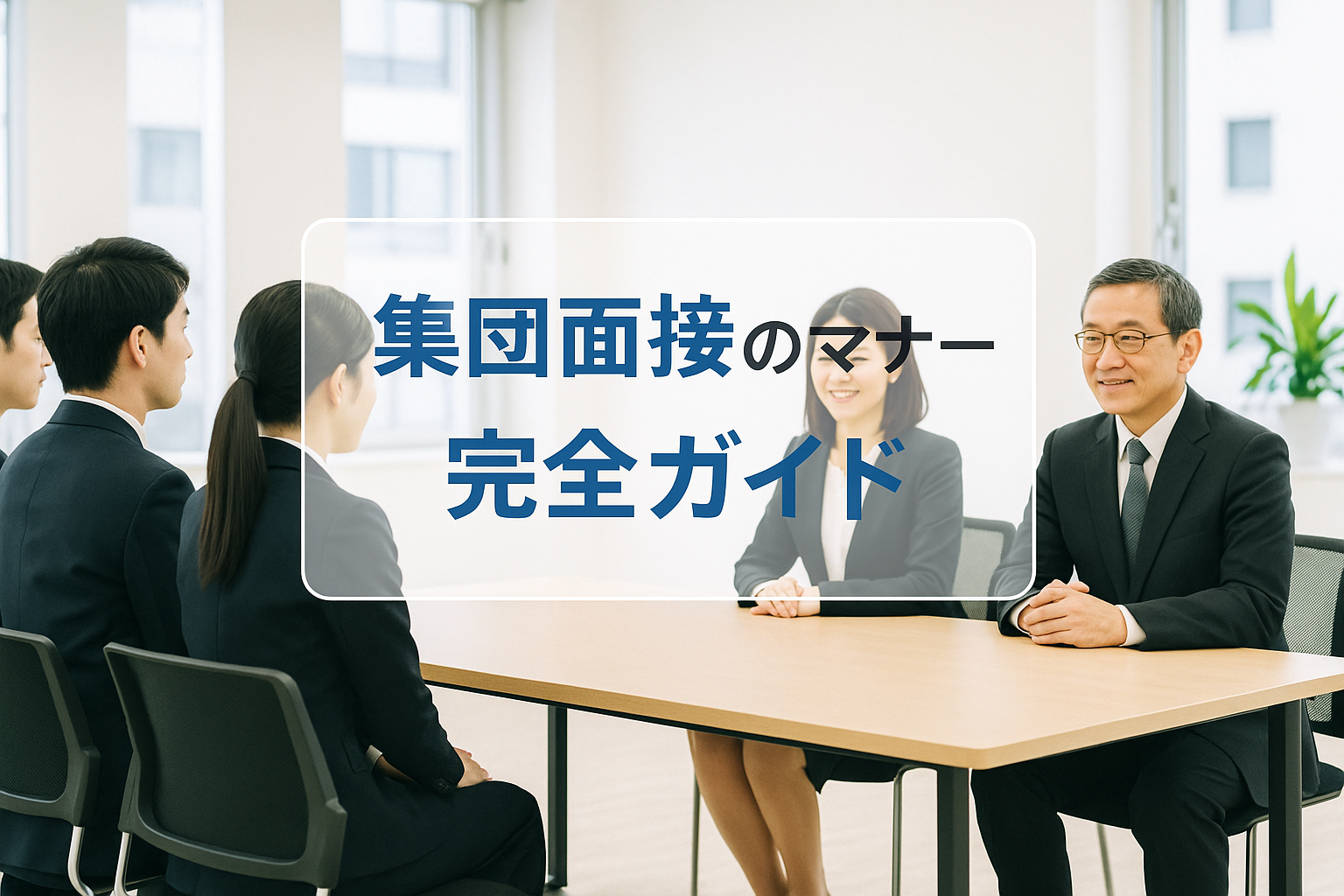 集団面接のマナー完全ガイド