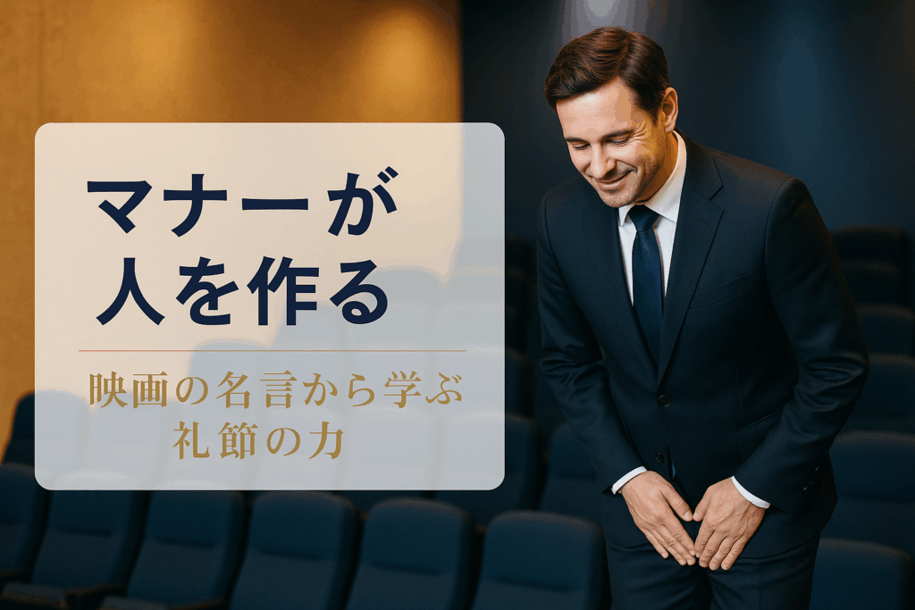 「マナーが人を作る」