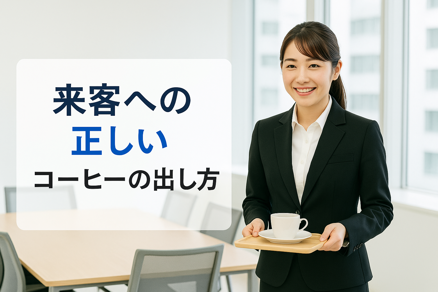 来客へのコーヒーの出し方