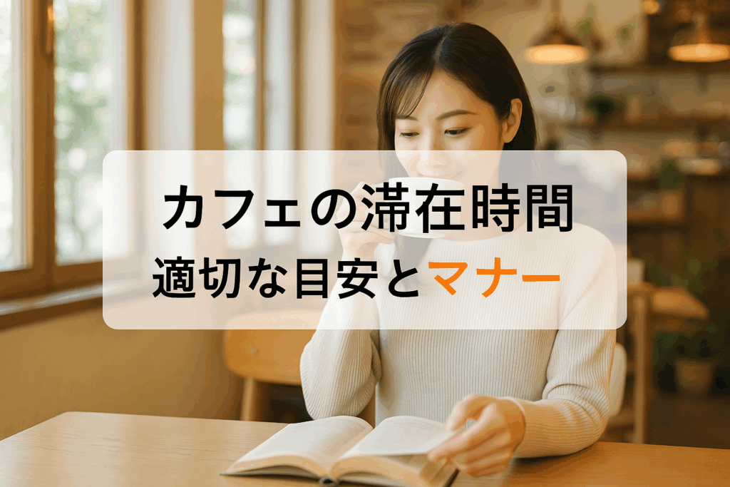 カフェの滞在時間、3時間は長すぎる？