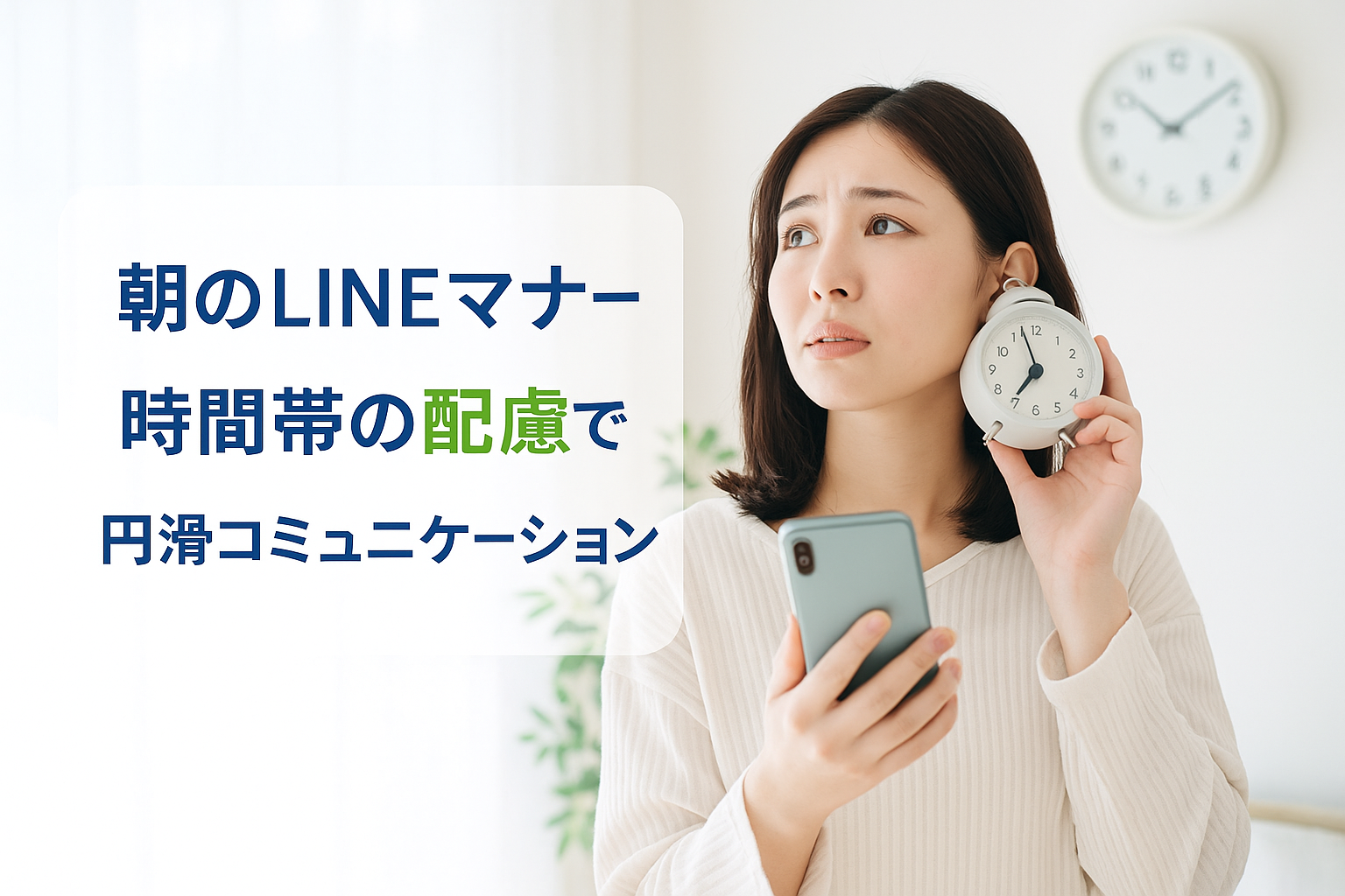 朝のLINEで「うざい」と思われる時間帯は？