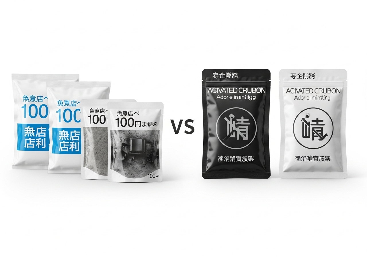 様々なタイプのマナーポーチが並んでいる比較画像