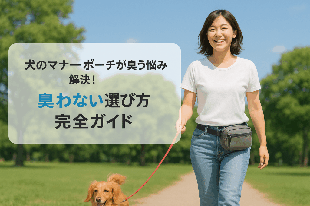 犬のマナーポーチが臭う悩み解決