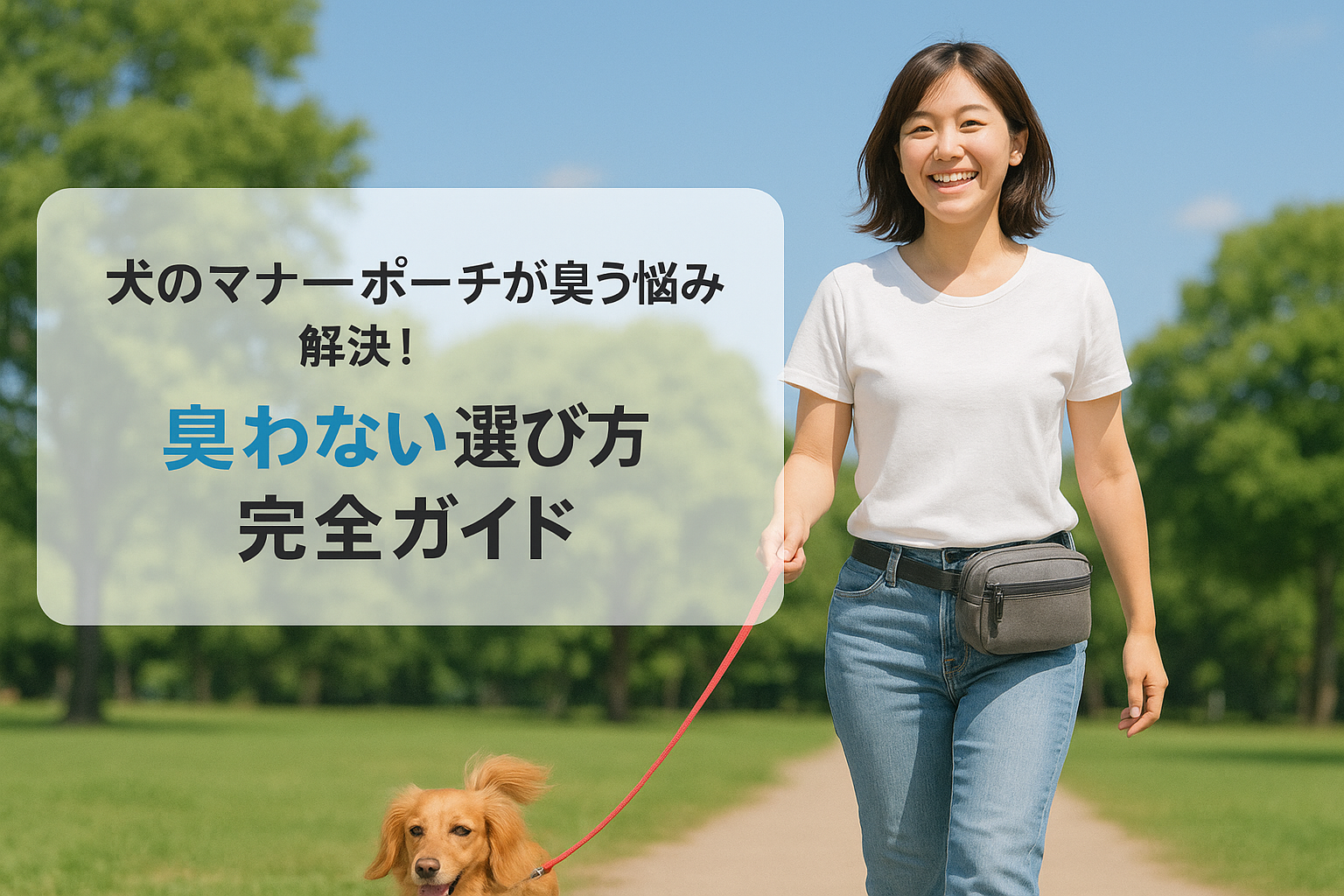 犬のマナーポーチが臭う悩み解決