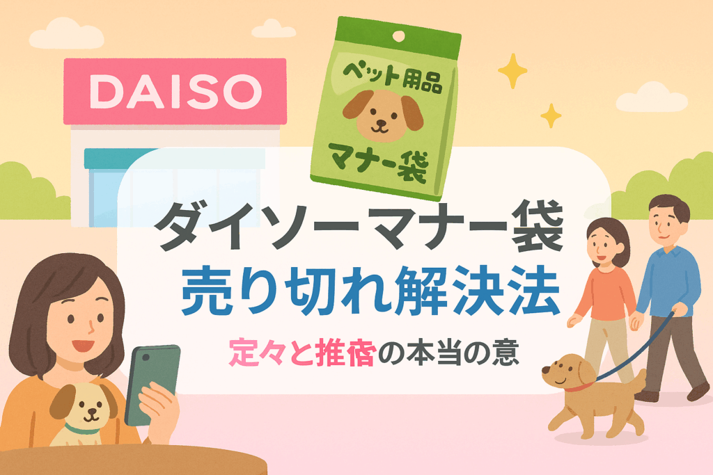 ダイソーマナー袋売り切れ解決法