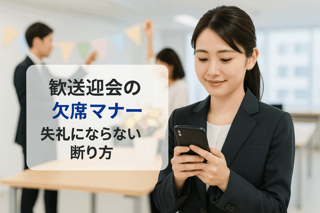 歓送迎会の欠席マナー完全ガイド！