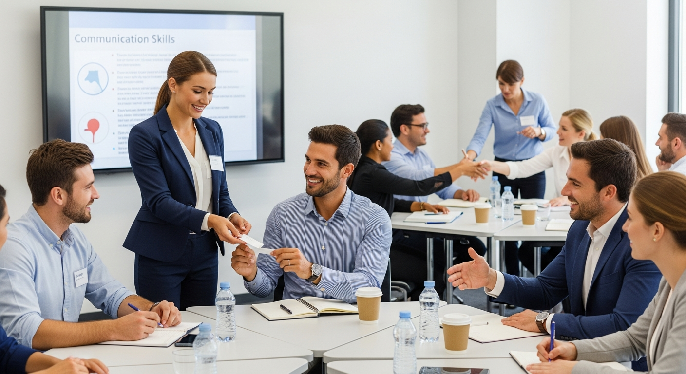 様々なビジネスマナー研修の様子