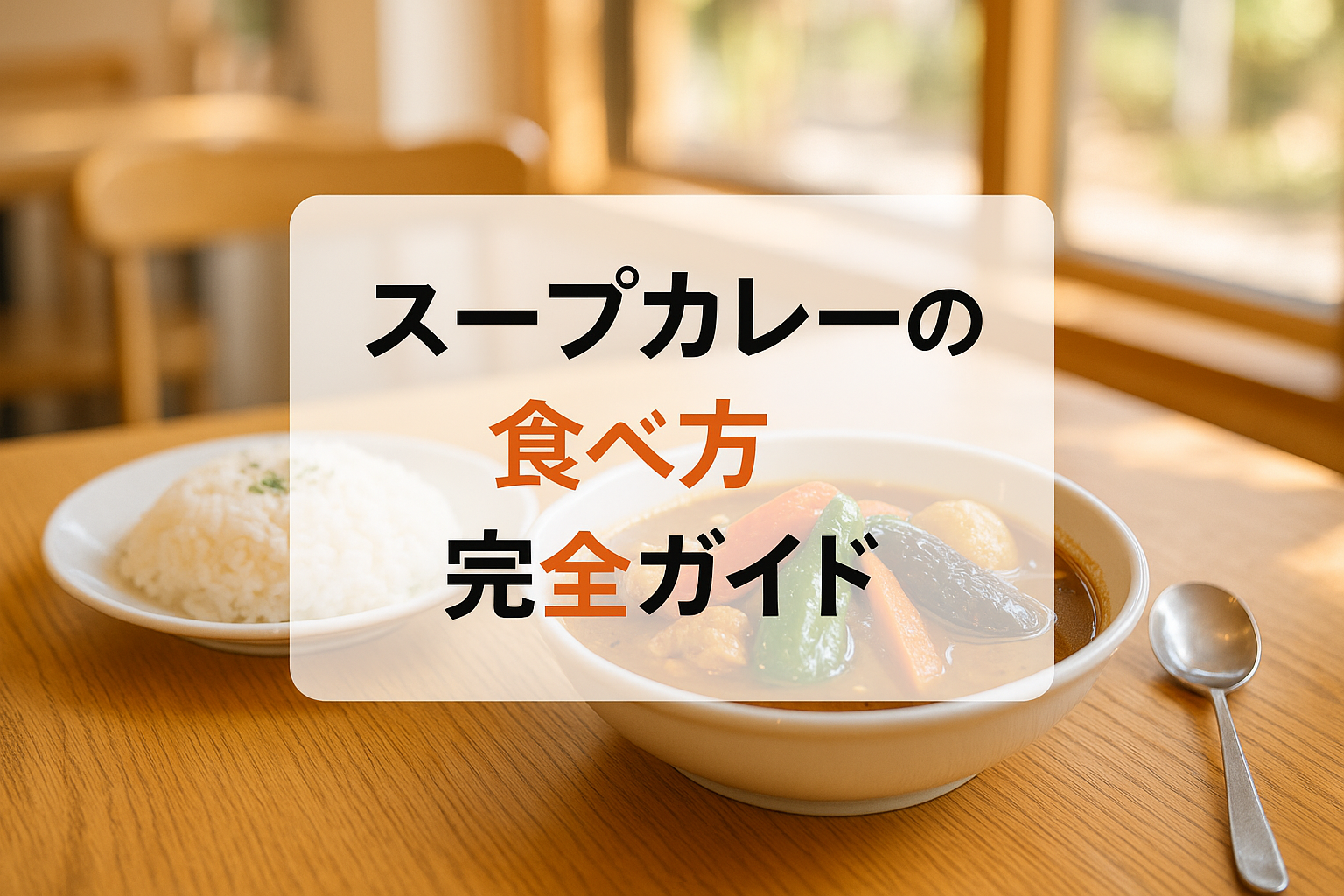 スープカレーの食べ方完全ガイド