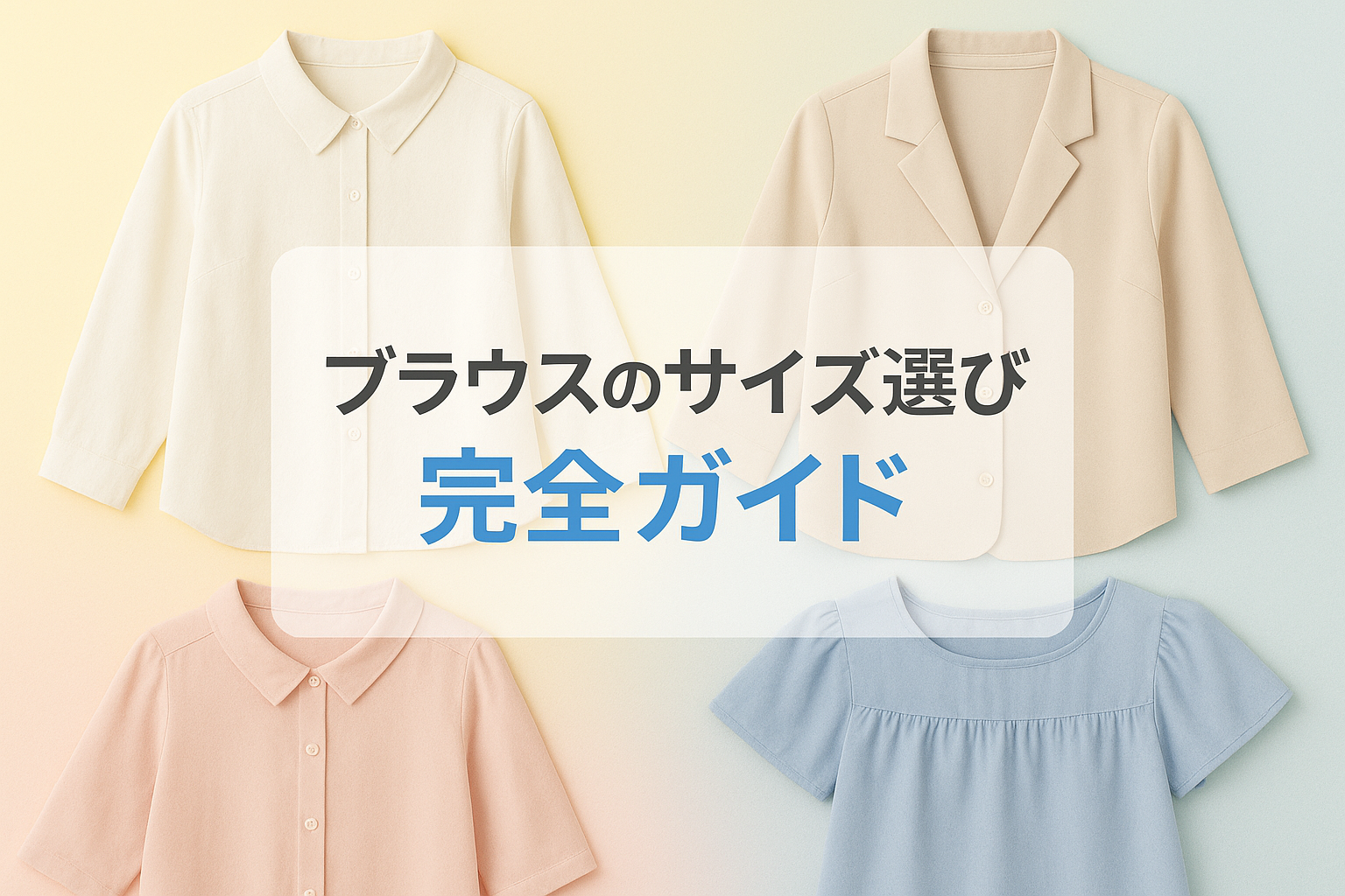 ブラウスのサイズ選び丈感・シルエットで失敗しない