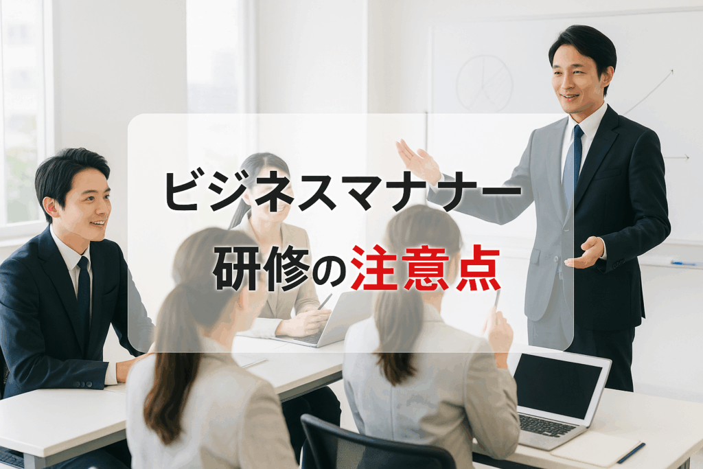 ビジネスマナー研修の注意点