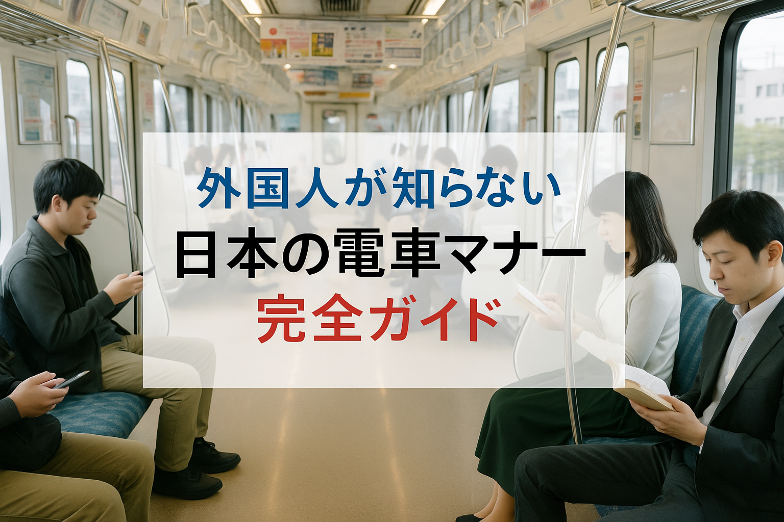 外国人が知らない日本の電車マナー