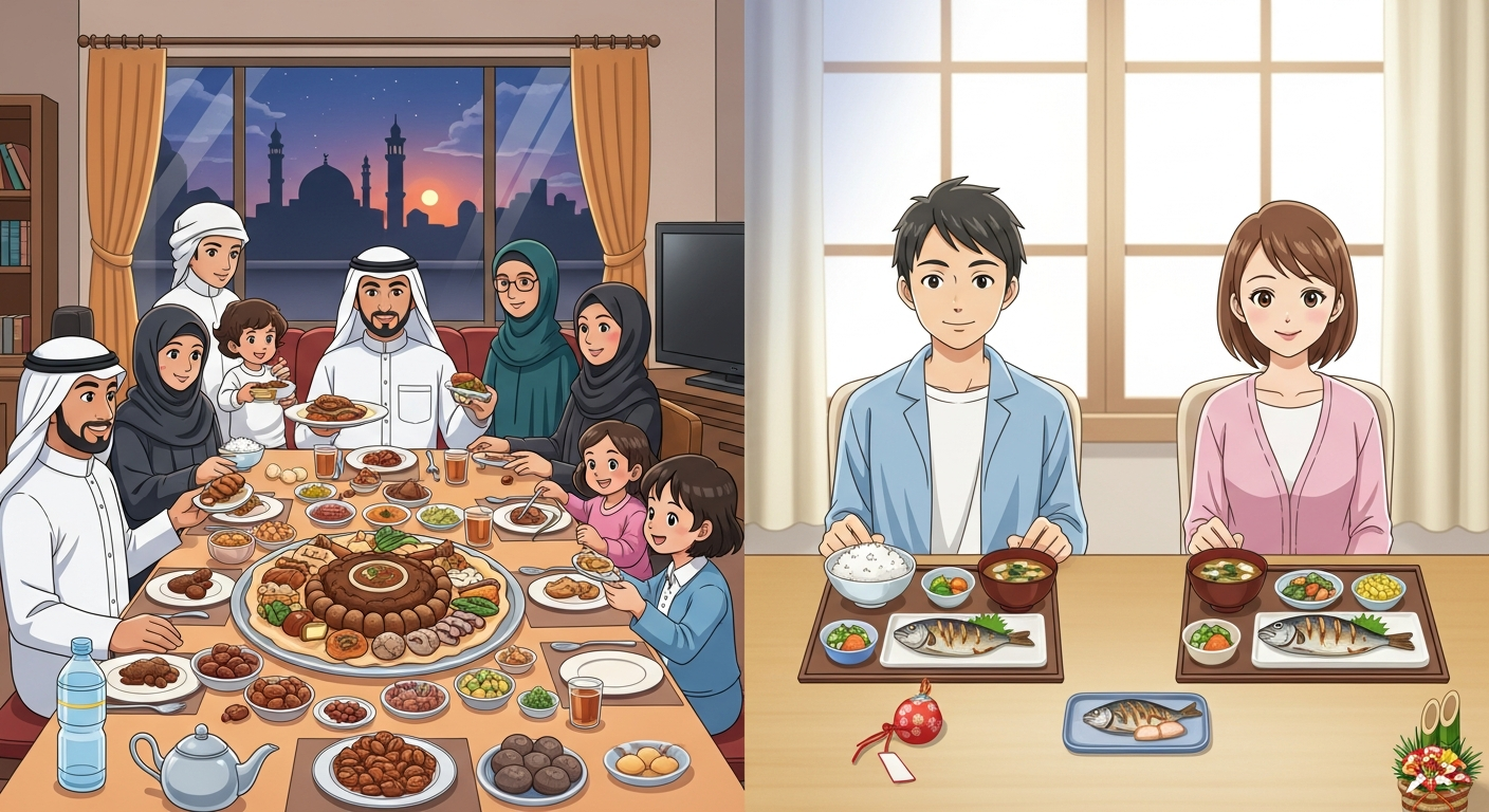 ãµãŠãžã¢ã©ãã¢ã𿥿¬ã®é£æåã®éãã察æ¯çã«è¡šçŸããæããè²èª¿ã®ã€ã©ã¹ã