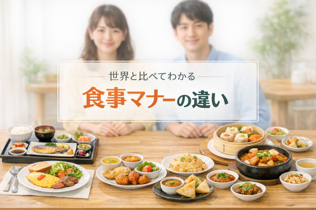 食事のマナーと日本と外国の違い