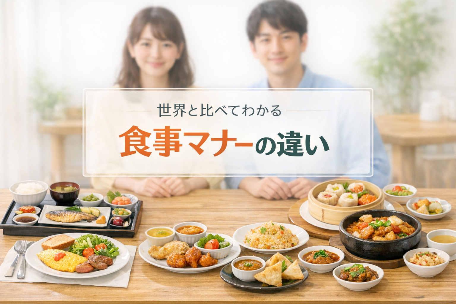 食事のマナーと日本と外国の違い